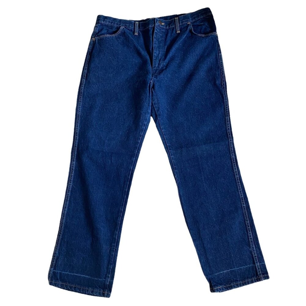 Vintage 70's Rustler Men's Blue Denim Jeans Size 40